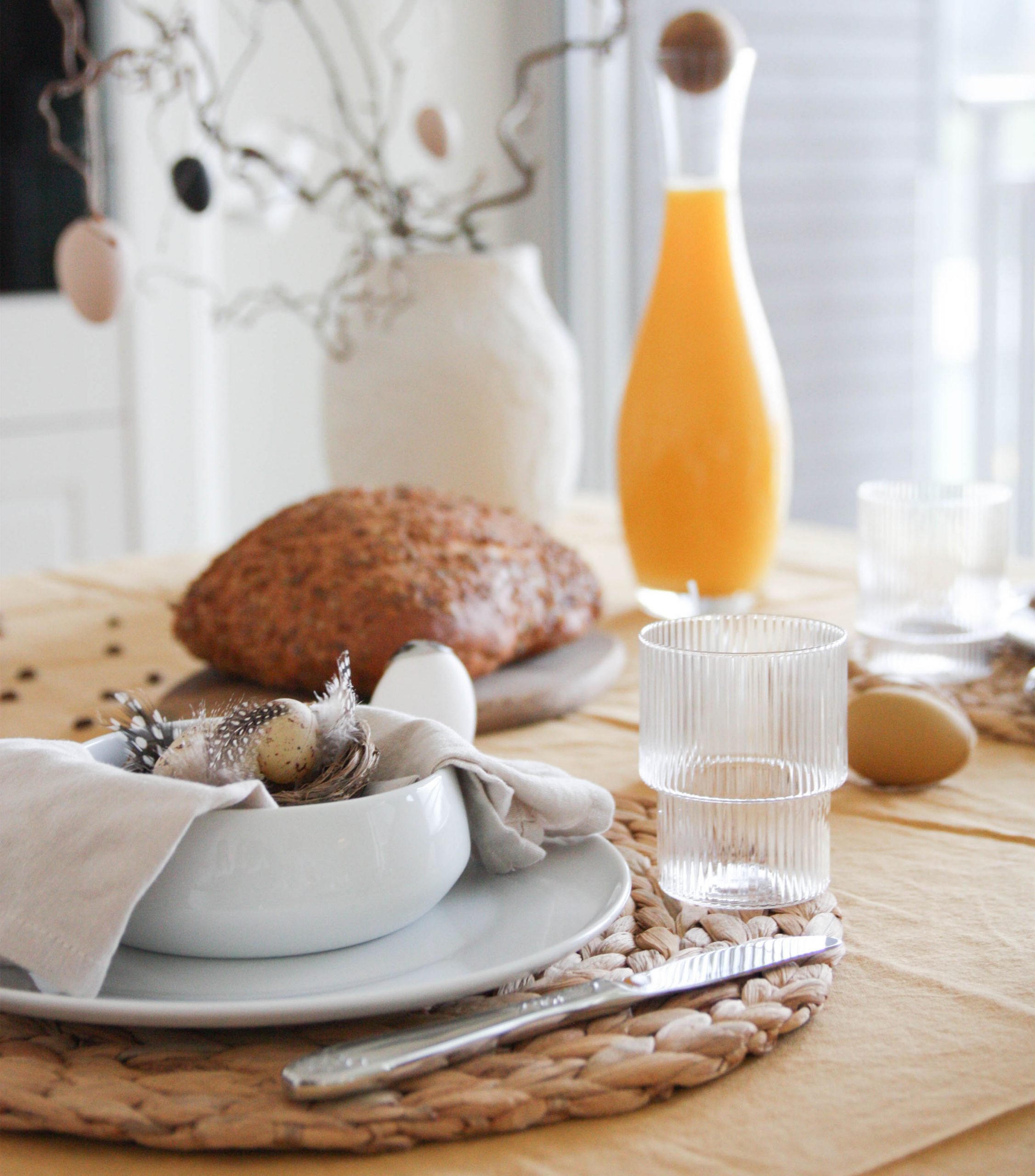 Kristin dinner knife easter table setting breakfast