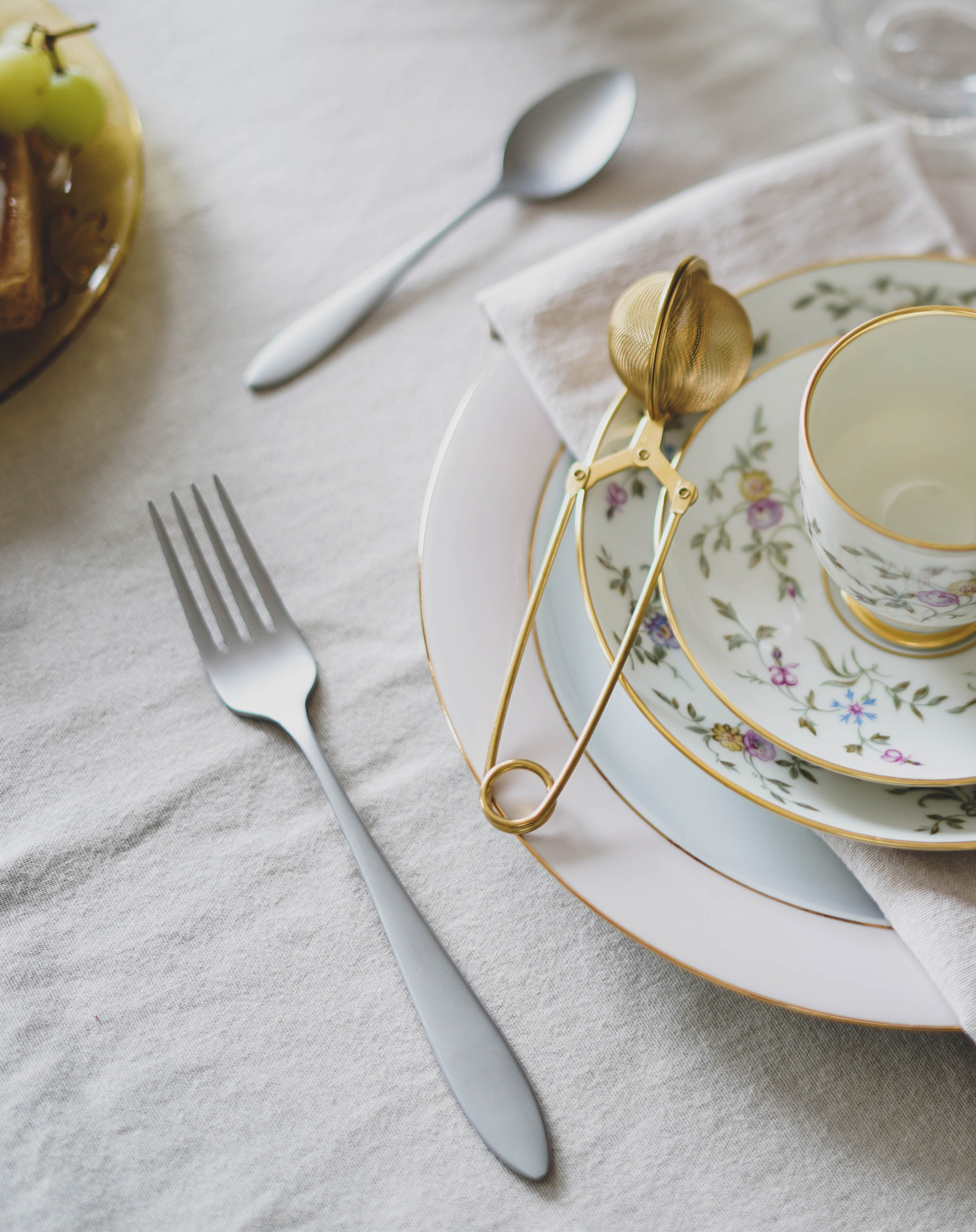 Maud dinner fork and tea spoon