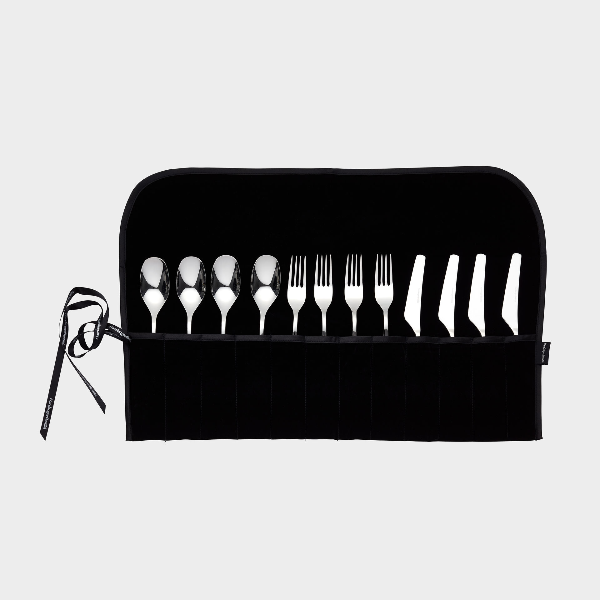 Hardanger bestikkpose bestikkdeler